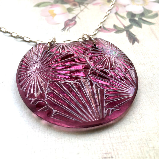 Purple Starfire Pendant - samanthajoyglass